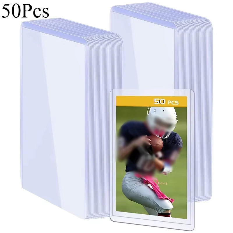 25/50/100Pcs Hard Plastic Game Card Protector Sleeves Top Loaders 3X4 Inch Sports Trading Card Holder Clear Game Card Storage