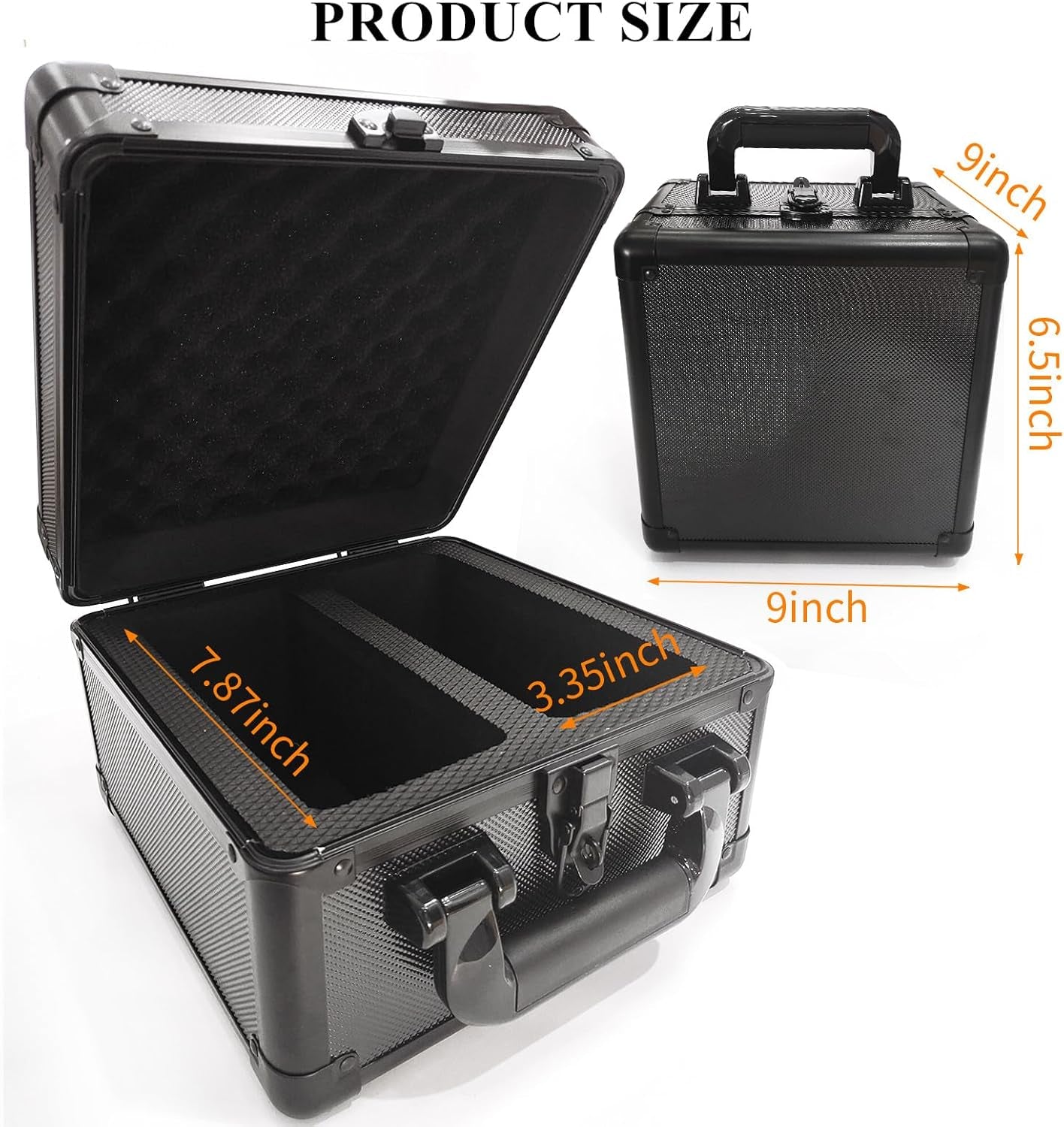 Graded Card Storage Box, Graded Card Storage Case Compatible with 56 Card Slabs,