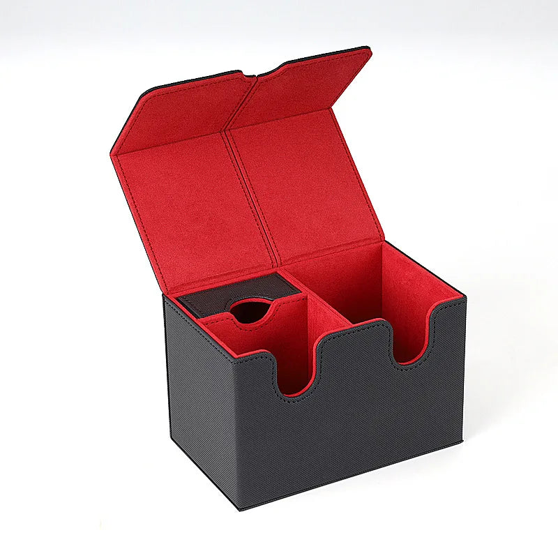 Card Storage Box Card Box Big Brand Box Solid Color Storage Box Top Side Installation Toys Games Collection Card for Trading