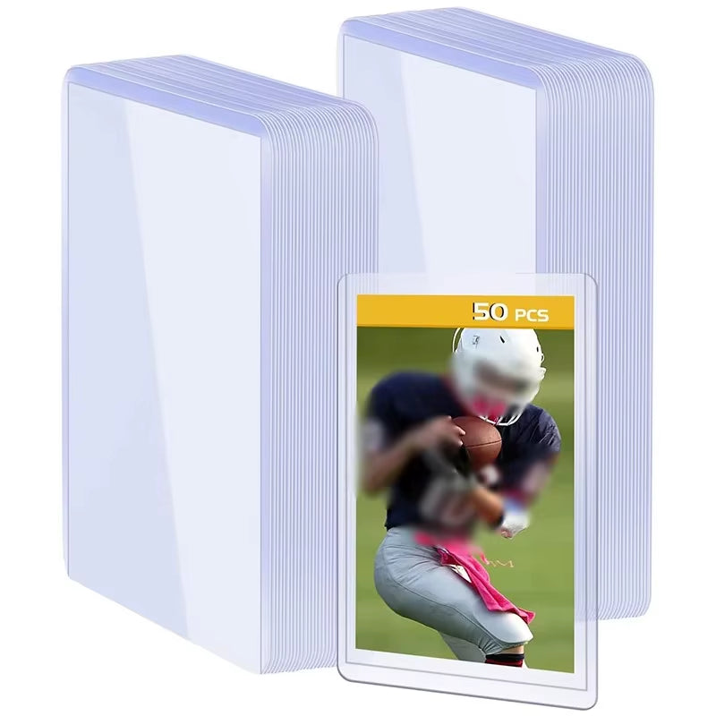 25/50/100Pcs Hard Plastic Game Card Protector Sleeves Top Loaders 3X4 Inch Sports Trading Card Holder Clear Game Card Storage