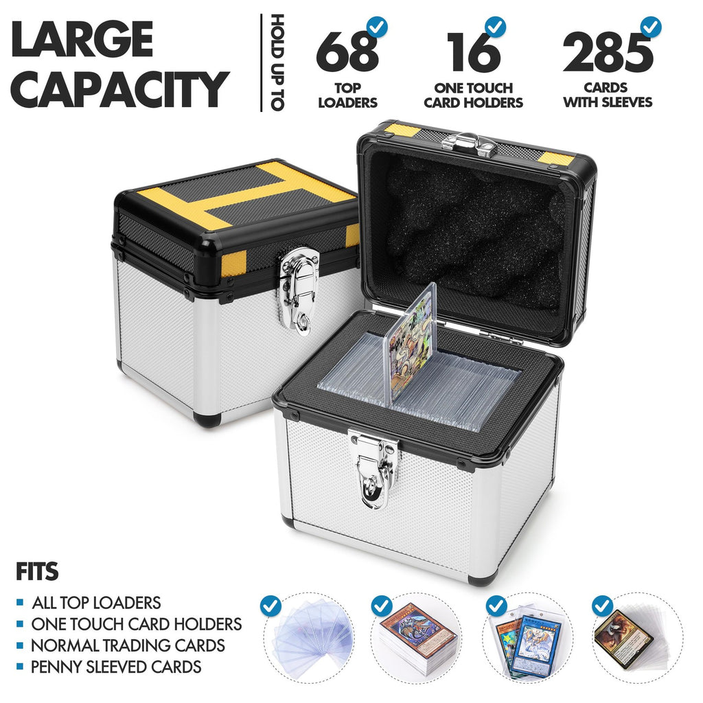 Funguys Toploader Storage Box, Sports Card Storage Case, Top Loader Card Stor...