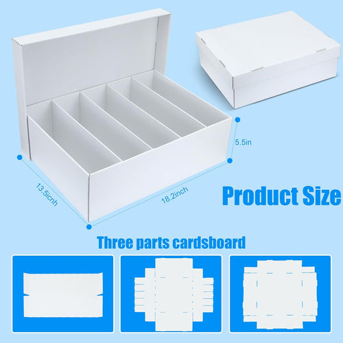 1 Pack Trading Card Storage Box,5 Rows Graded Card Case Holds 220 PSA Slab Cards