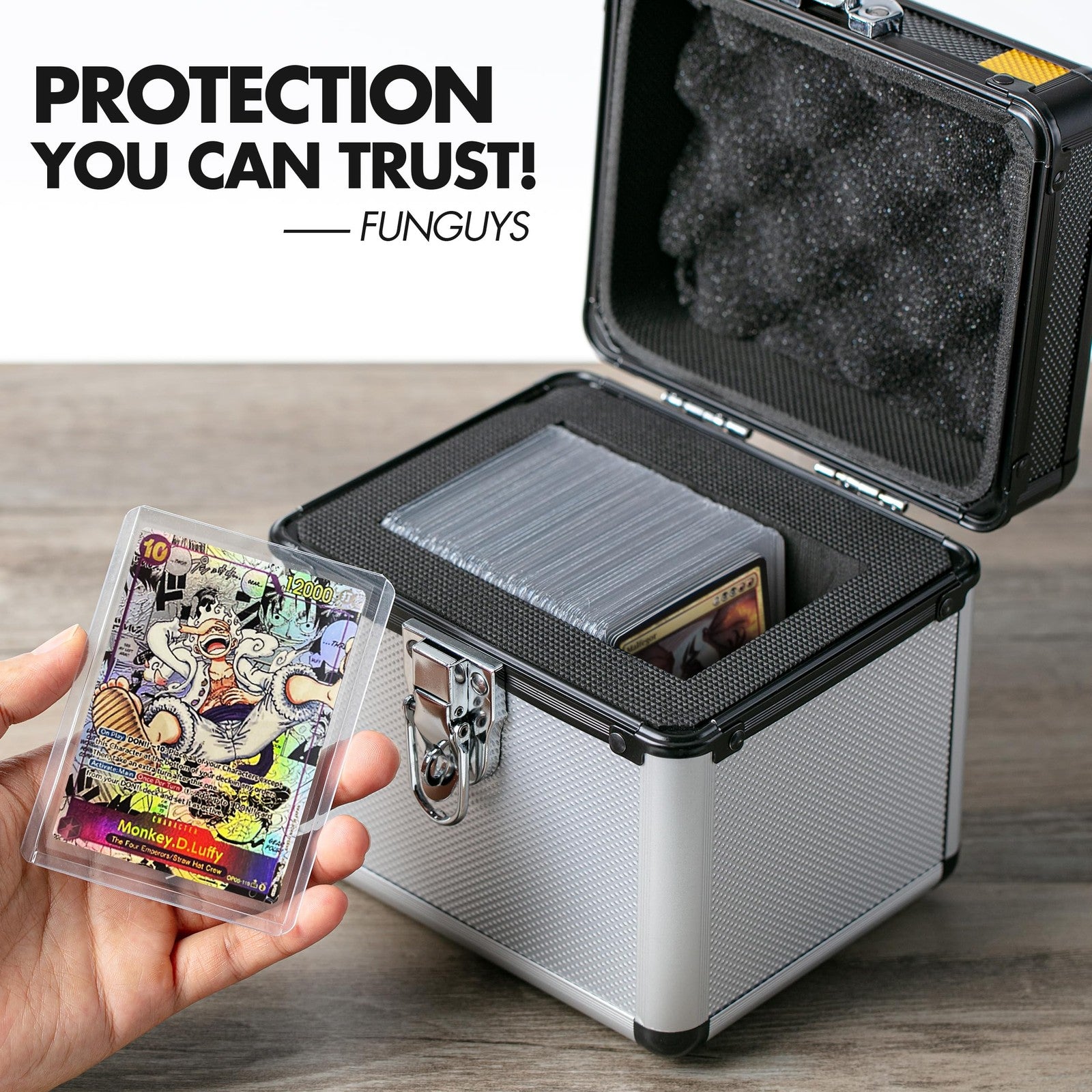 Funguys Toploader Storage Box, Sports Card Storage Case, Top Loader Card Stor...