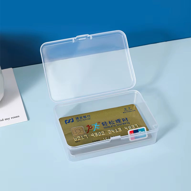 Playing Card Transparent Plastic Storage Box Ultraman Game Card ID Card Card Card Card Business Card Storage