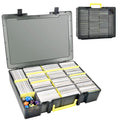 Trading Card Storage Box, 2300+ Playing Card Case Holder Organizer Compatible with PM Tcg/For Yugioh/For Cah/For Phase 10