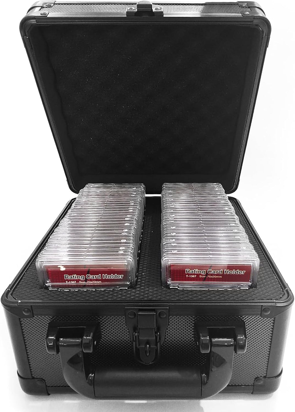 Graded Card Storage Box, Graded Card Storage Case Compatible with 56 Card Slabs,