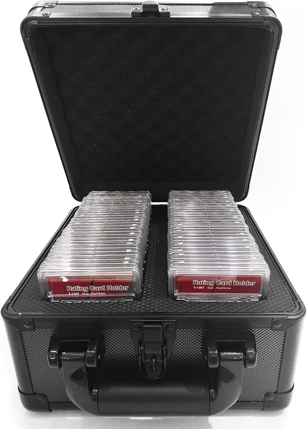 Graded Card Storage Box, Graded Card Storage Case Compatible with 56 Card Slabs,