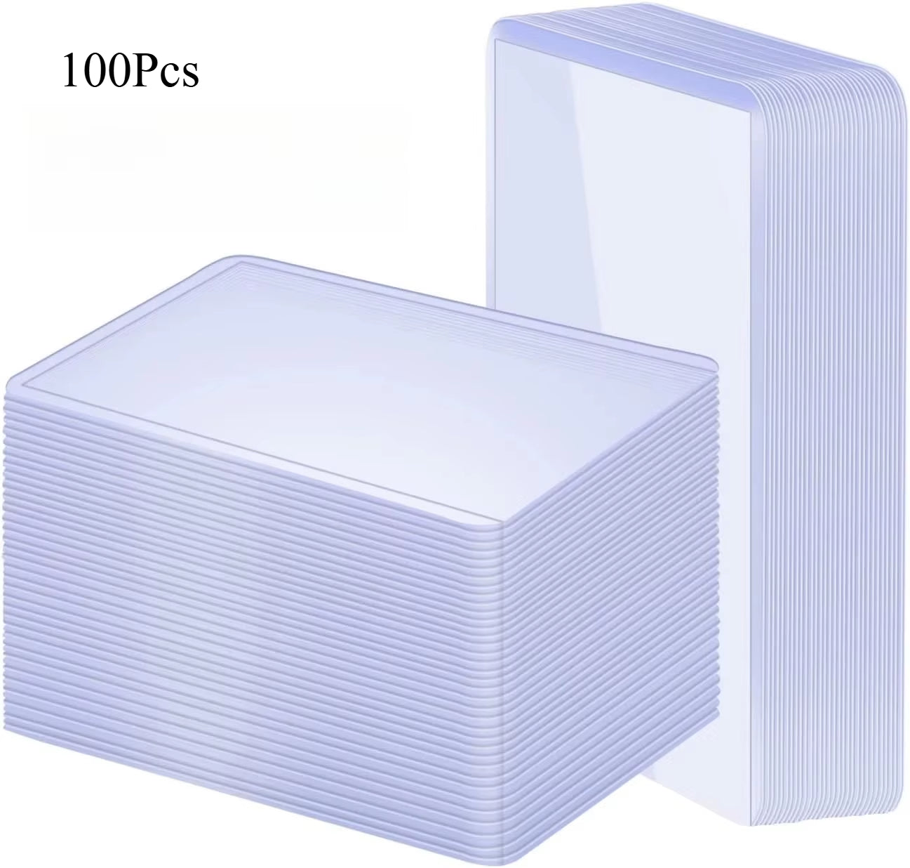 25/50/100Pcs Hard Plastic Game Card Protector Sleeves Top Loaders 3X4 Inch Sports Trading Card Holder Clear Game Card Storage