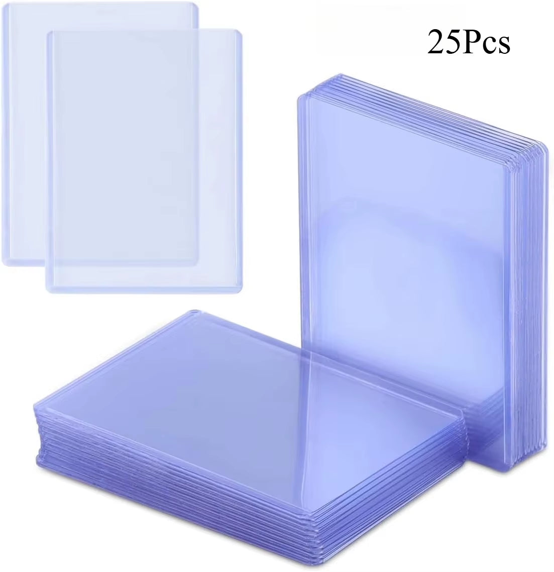 25/50/100Pcs Hard Plastic Game Card Protector Sleeves Top Loaders 3X4 Inch Sports Trading Card Holder Clear Game Card Storage